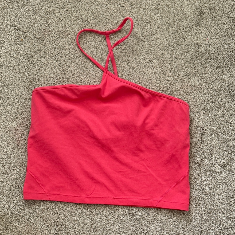 Lululemon Pink T- Strap Tank Top